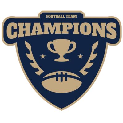 Champions Football Team logo template Miniatura