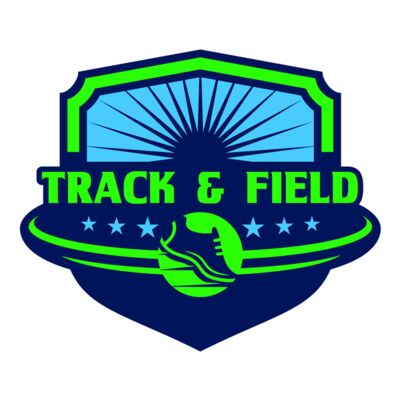 Track & Field Team Logo 12 Miniatura