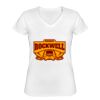 Playera Dama: Algodón Peinado Cuello V Miniatura