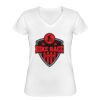 Playera Dama: Algodón Peinado Cuello V Miniatura