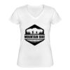 Playera Dama: Algodón Peinado Cuello V Miniatura