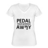 Playera Dama: Algodón Peinado Cuello V Miniatura