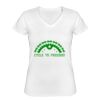 Playera Dama: Algodón Peinado Cuello V Miniatura